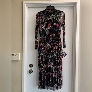 Kate and Lily floral tiered long sleeve dress
